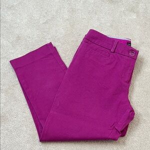 The Limited Fuchsia Cropped Ankle Pants